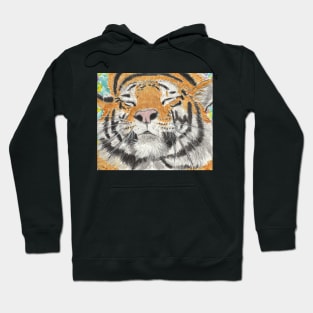 Tiger  cat face Hoodie